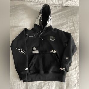 AAPE Bathing Ape graphic hoodie  sz M fits XS/S